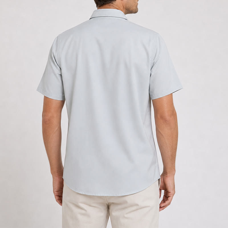 Chemise décontractée à manches courtes pour homme, imprimé cowboy vert lasso - image 3