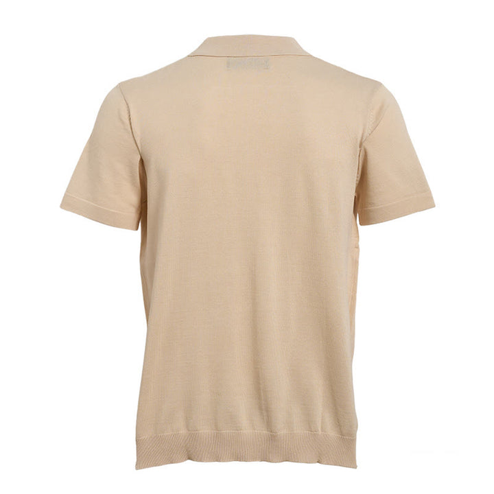 Polo homme à rayures verticales en maille, style décontracté au quotidien - image 12