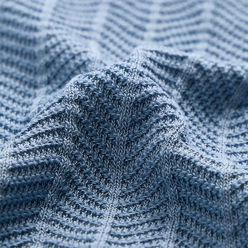 Polo à manches courtes en maille avec col contrastant pour homme - image 7