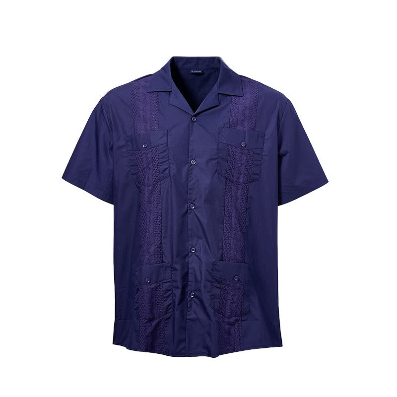Chemise décontractée brodée d'inspiration cubaine moderne - image 22