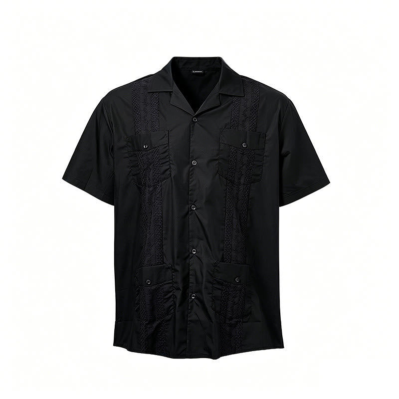Chemise décontractée brodée d'inspiration cubaine moderne - image 16