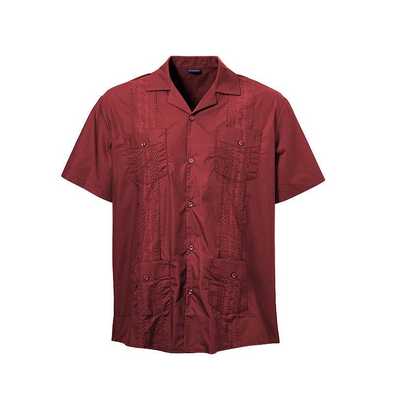 Chemise décontractée brodée d'inspiration cubaine moderne - image 20