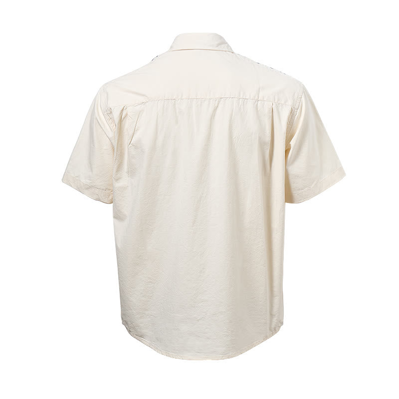 Chemise à manches courtes brodée de nuages ​​streetwear - image 18
