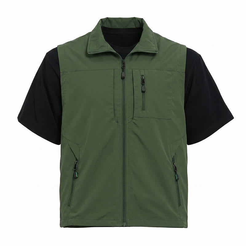 Gilet de pêche léger à séchage rapide pour homme - image 10