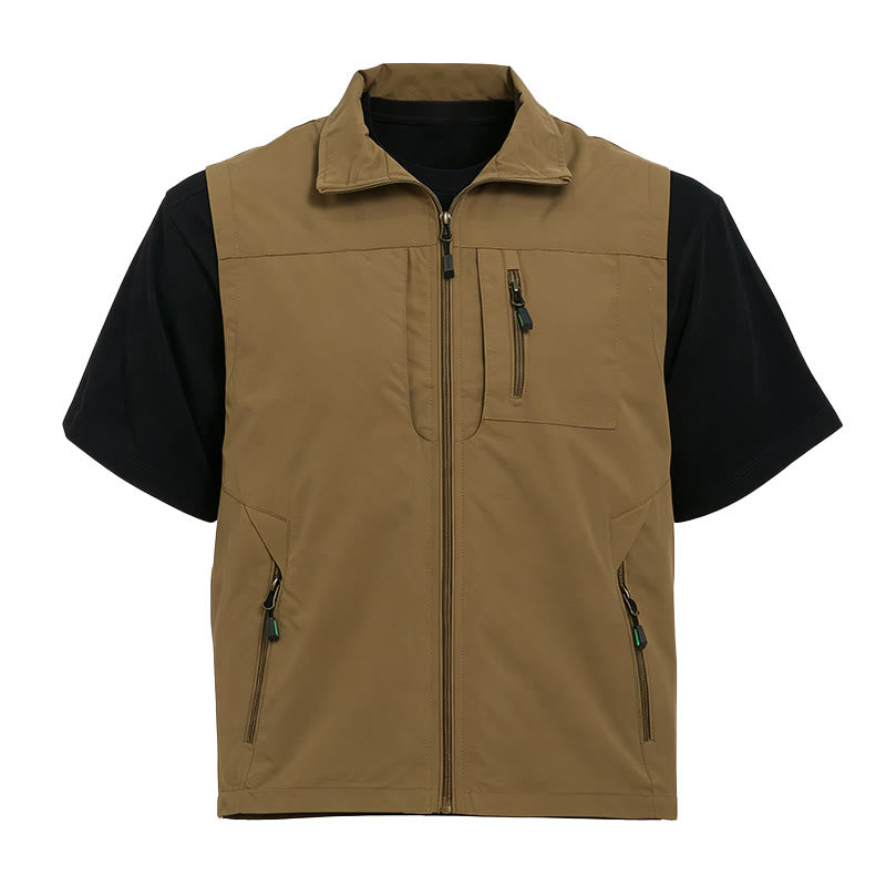 Gilet de pêche léger à séchage rapide pour homme - image 8