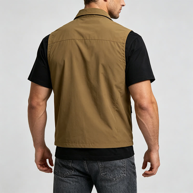 Gilet de pêche léger à séchage rapide pour homme - image 3