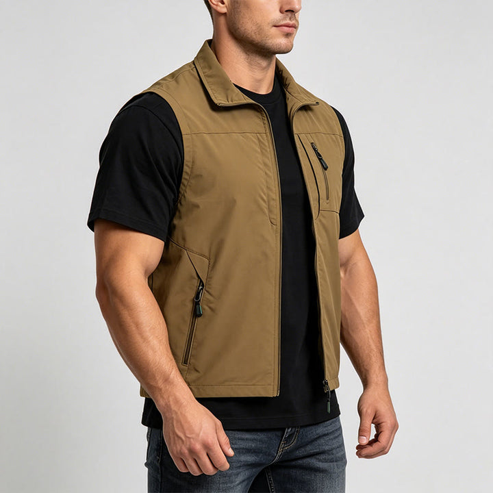 Gilet de pêche léger à séchage rapide pour homme - image 2