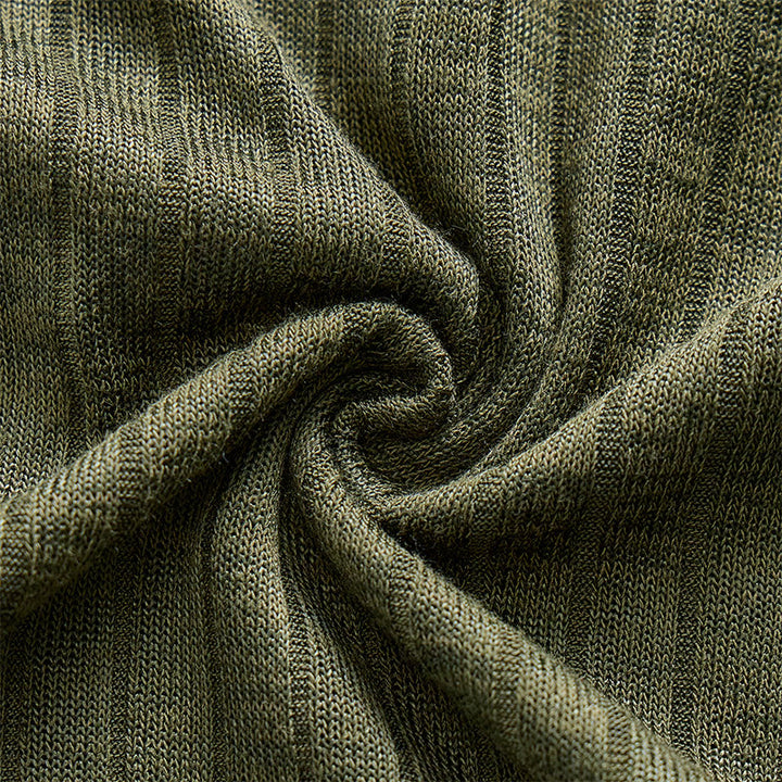 Polo homme en maille côtelée verticale avec col zippé - image 11