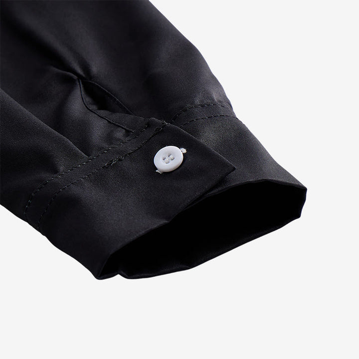 Chemise western classique pour homme, noire et grise, à imprimé tête de taureau - image 8