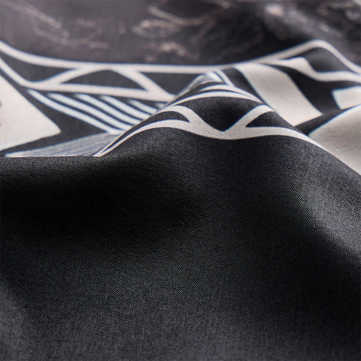 Chemise homme à imprimé géométrique aztèque bicolore du sud-ouest - image 6