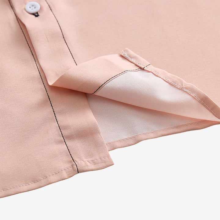Chemise bicolore noire et beige à motif d'étoile aztèque de style western pour homme - image 6