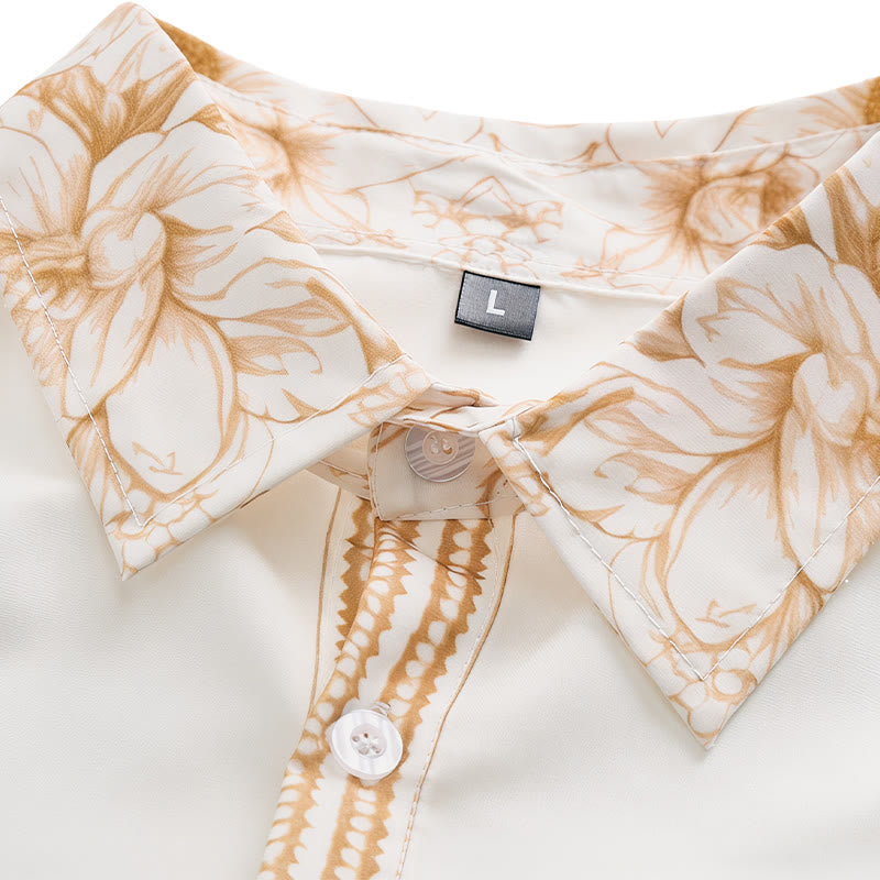 Chemise à imprimé floral baroque pour gentleman moderne - image 4