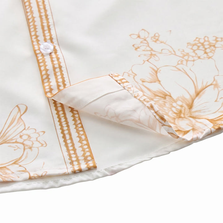 Chemise à imprimé floral baroque pour gentleman moderne - image 7