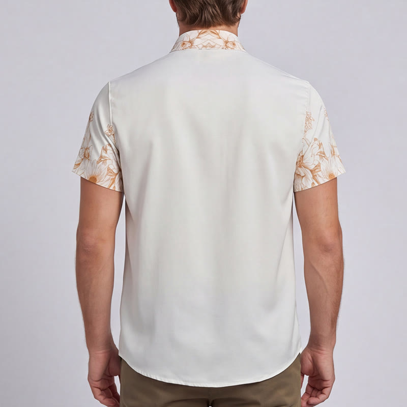 Chemise à imprimé floral baroque pour gentleman moderne - image 2