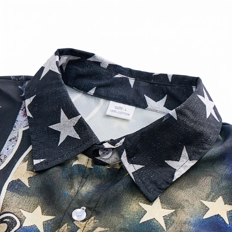 Chemise drapeau américain patriotique à motif aigle divisé - image 4