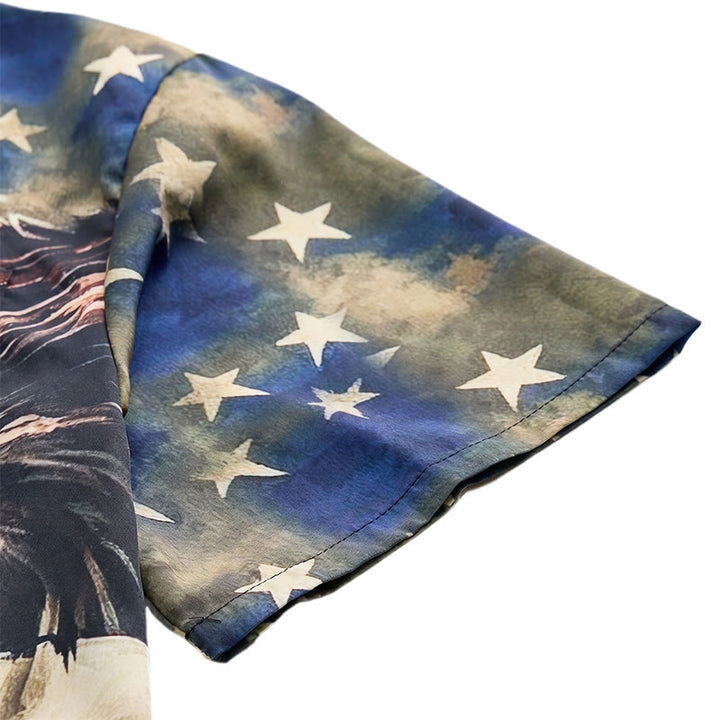 Chemise drapeau américain patriotique à motif aigle divisé - image 7
