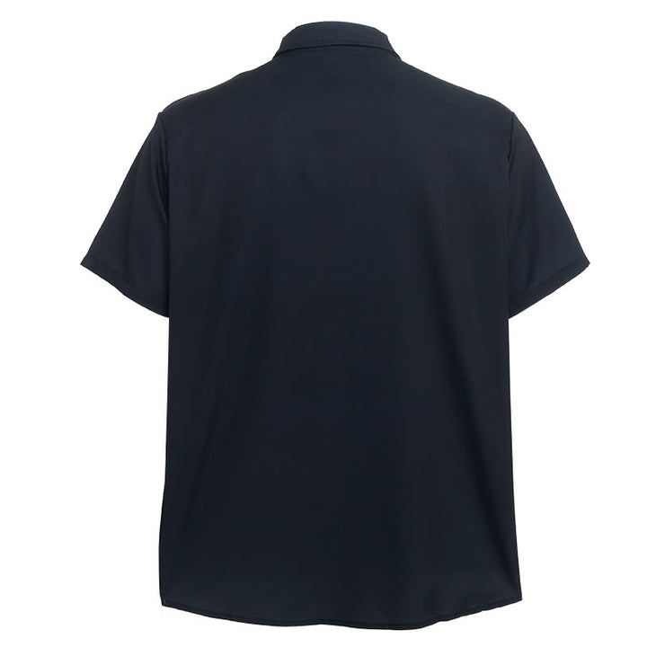 Chemise patriotique noire à demi-drapeau avec effet pinceau audacieux - image 10