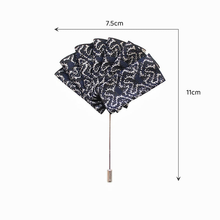 Insert pour épingle de revers et pochette 2 en 1 pour homme - image 3