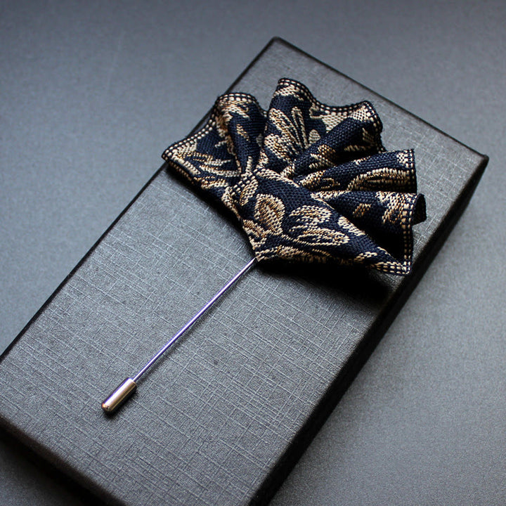 Insert pour épingle de revers et pochette 2 en 1 pour homme - Style n° 9 - image 11