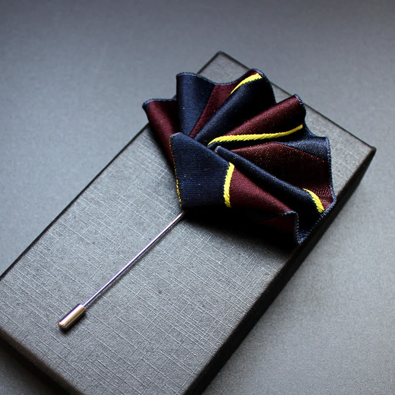 Insert pour épingle de revers et pochette 2 en 1 pour homme - Style n° 5 - image 7