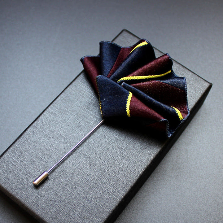 Insert pour épingle de revers et pochette 2 en 1 pour homme - Style n° 5 - image 7
