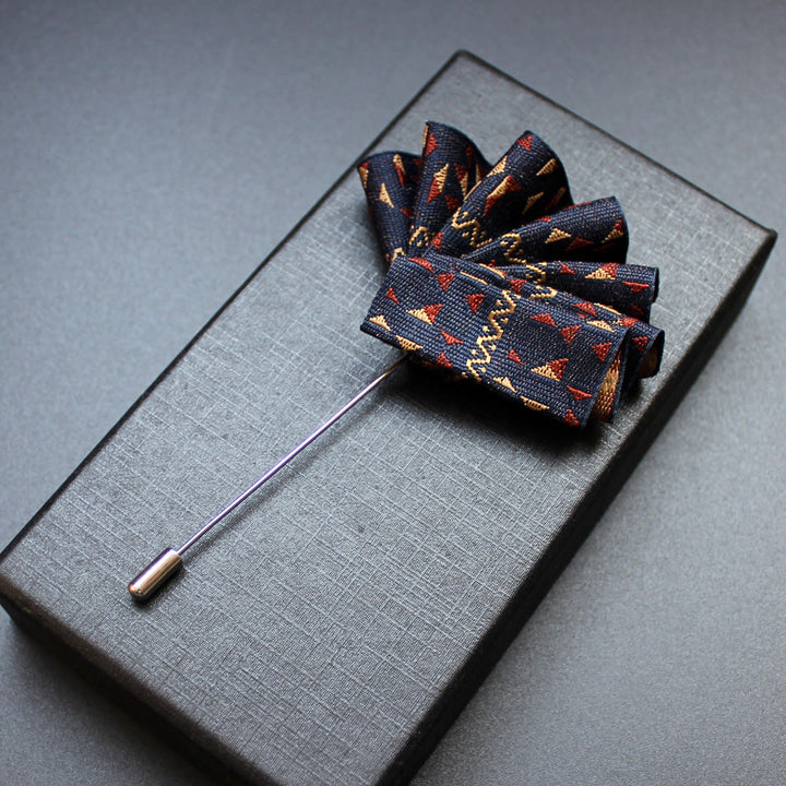 Insert pour épingle de revers et pochette 2 en 1 pour homme - Style n° 8 - image 10