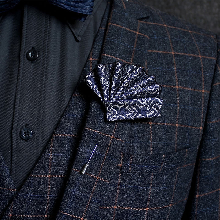 Insert pour épingle de revers et pochette 2 en 1 pour homme - image 0