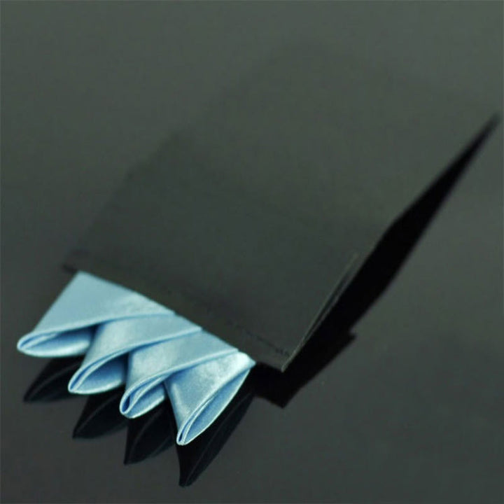 Insert de carte de poche pré-plié à couronne à quatre pointes - Bleu clair - image 2