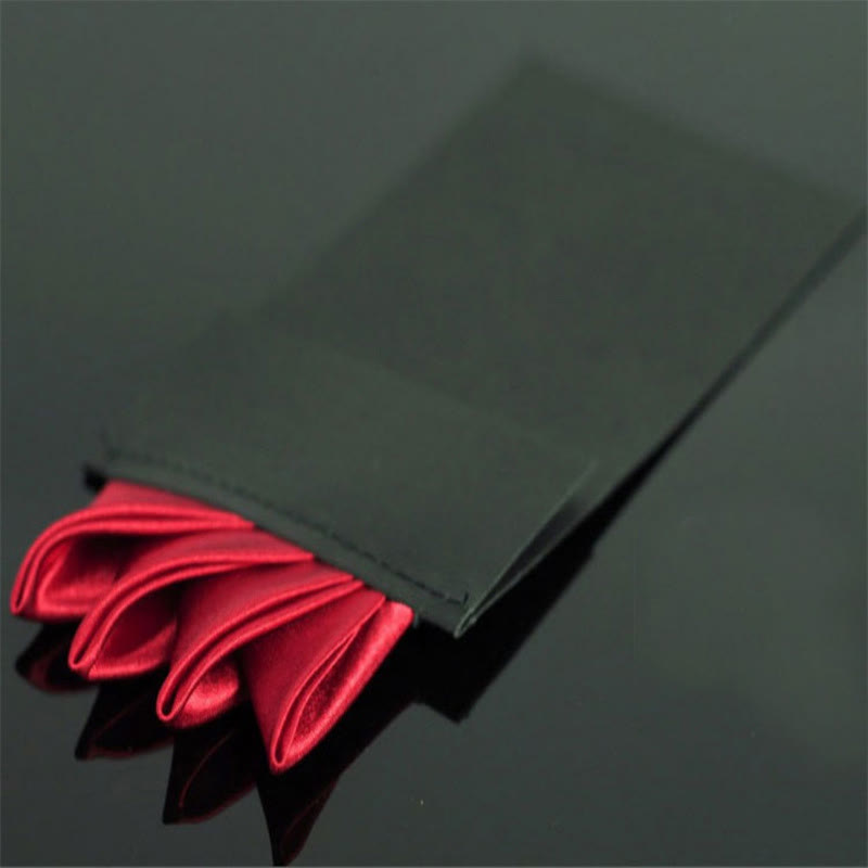 Insert de carte de poche pré-plié à couronne à quatre pointes - Rouge - image 8