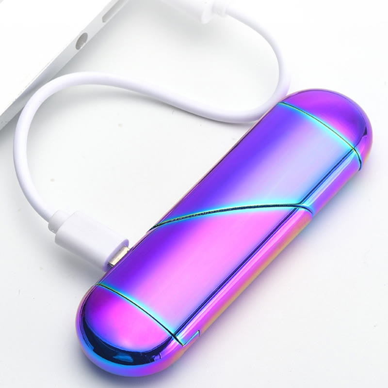 Briquet électronique et à butane pliable en forme de cœur 2 en 1 - image 6