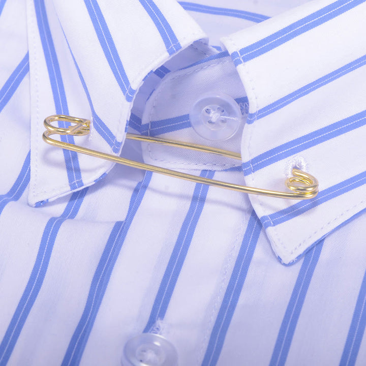 Épingle de sûreté accessoire pour col de chemise habillée - Or - image 3