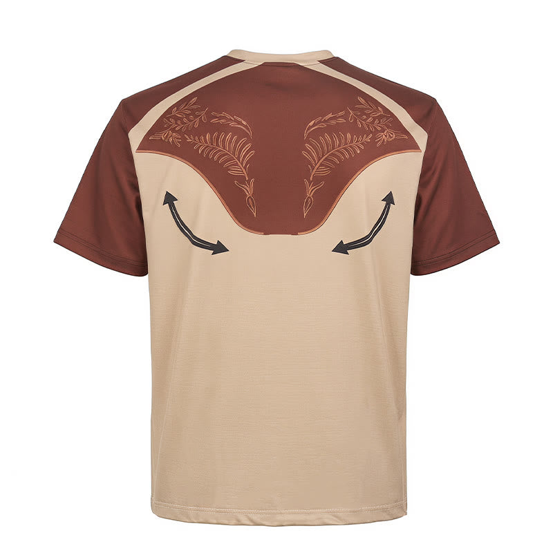 Chemise Henley vintage pour homme, style western, imprimé aztèque - image 10