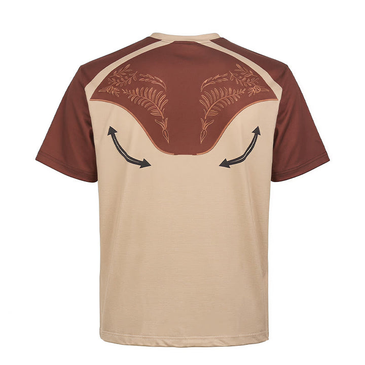 Chemise Henley vintage pour homme, style western, imprimé aztèque - image 10