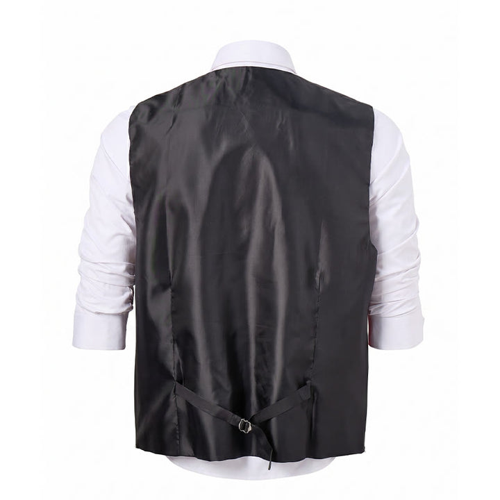 Gilet de costume homme à motif cachemire, style polyvalent, ensemble 4 en 1 - image 16