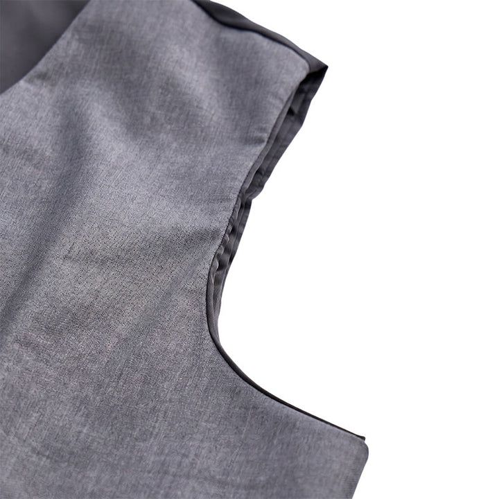 Gilet de costume asymétrique à col en V moderne pour homme - image 10