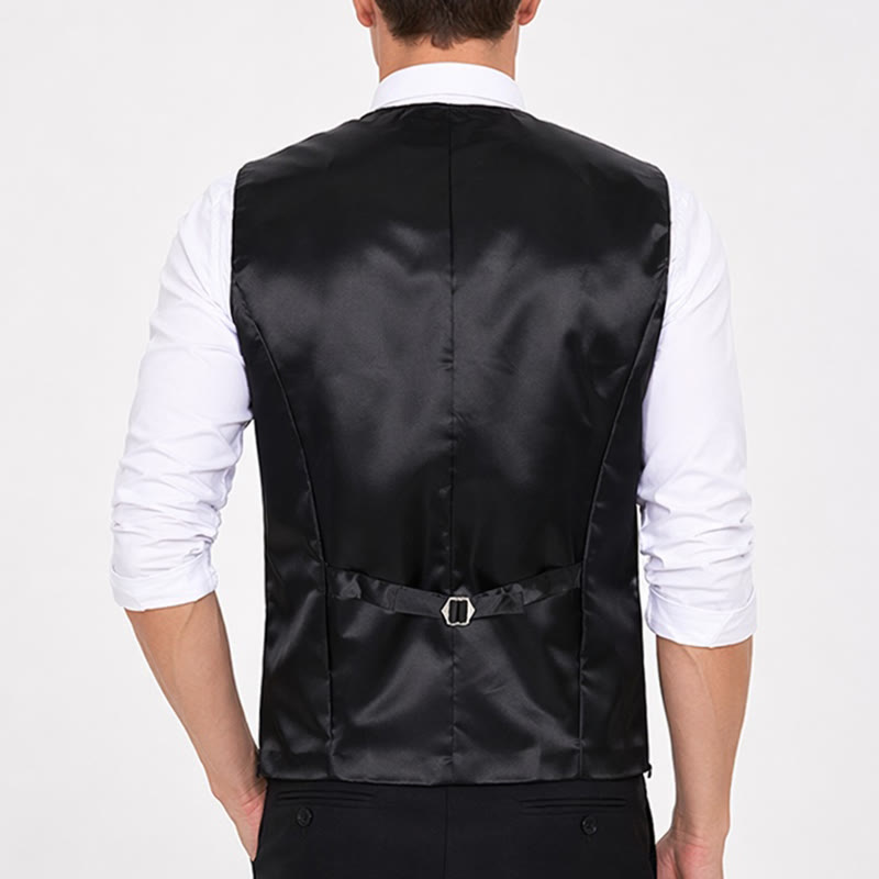 Gilet de costume pour homme en jacquard à motif cachemire floral avec nœud papillon - image 3