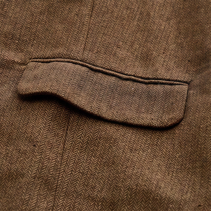 Gilet de costume épais décontracté à chevrons britanniques pour homme - image 20
