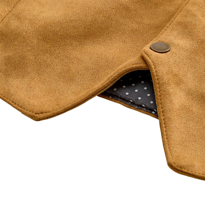 Gilet décontracté en daim style western pour homme - image 8
