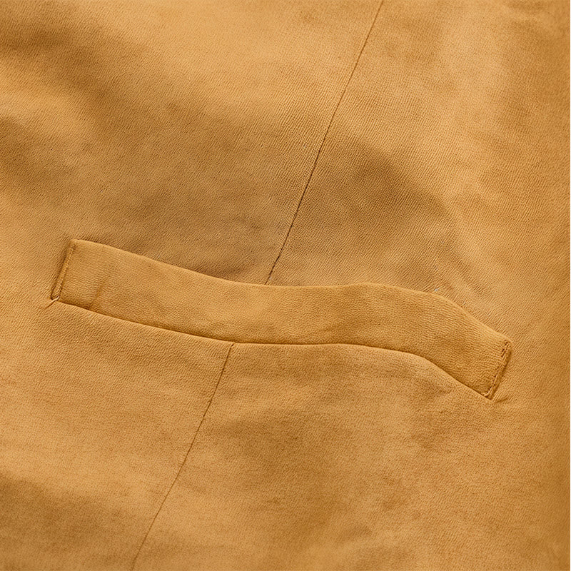 Gilet décontracté en daim style western pour homme - image 7