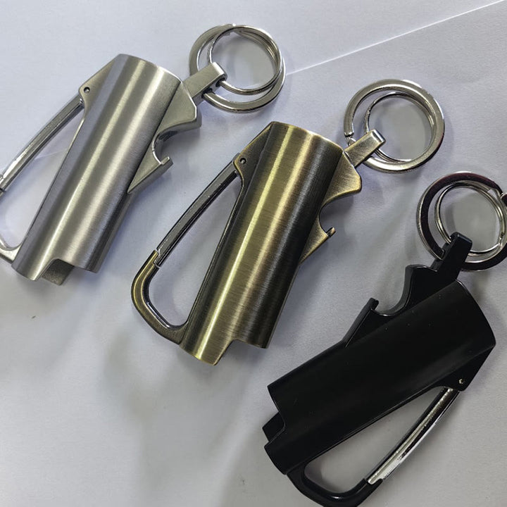 Porte-clés EDC 3 en 1 avec mousqueton et étui à briquet - image 3