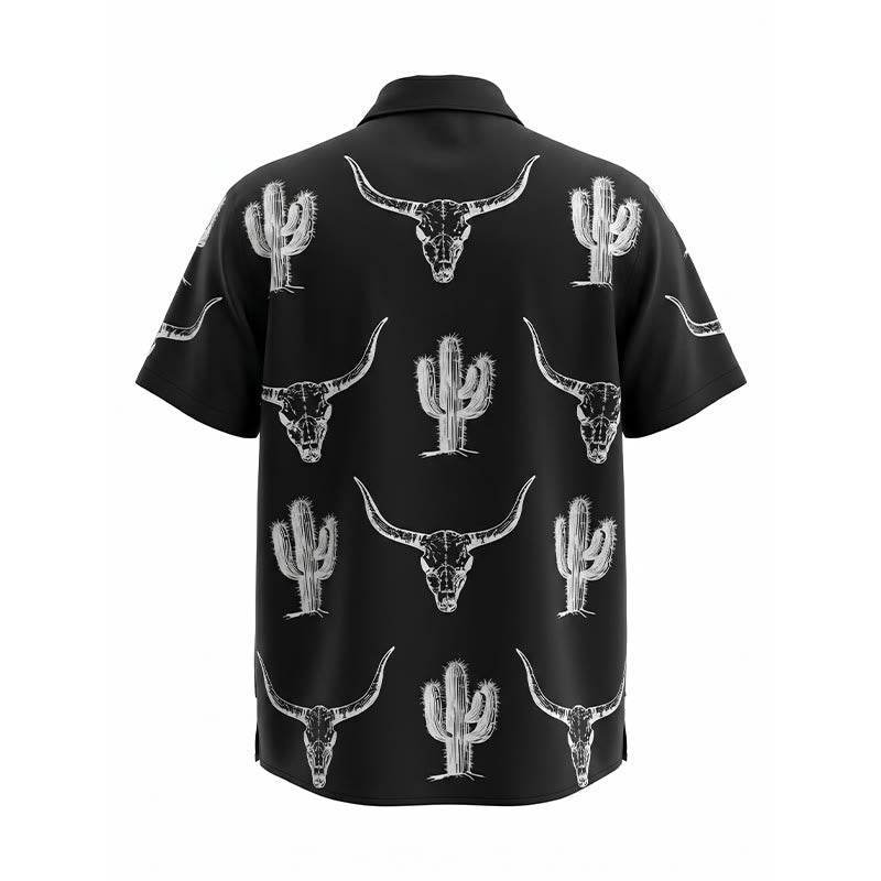 T-shirt graphique audacieux style western avec cactus et longhorn - image 10