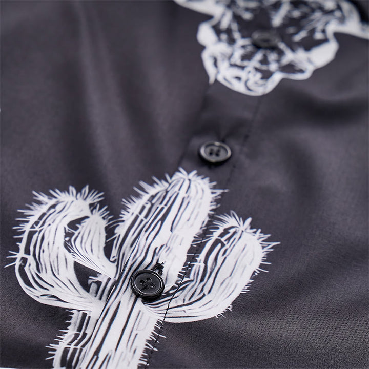 T-shirt graphique audacieux style western avec cactus et longhorn - image 5