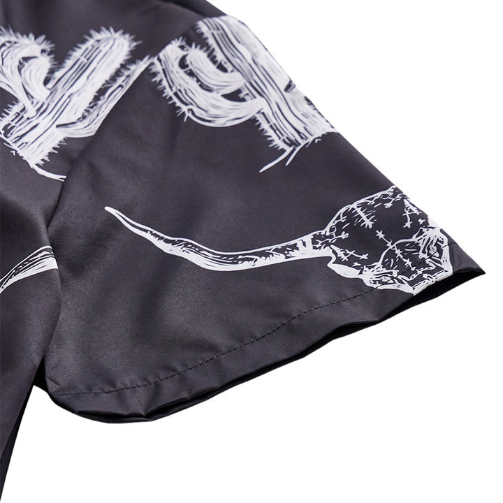 T-shirt graphique audacieux style western avec cactus et longhorn - image 8