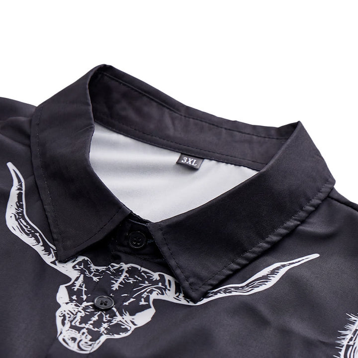 T-shirt graphique audacieux style western avec cactus et longhorn - image 4