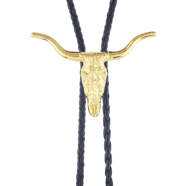 Cravate Bolo Crâne de Taureau Longhorn Rétro - image 4