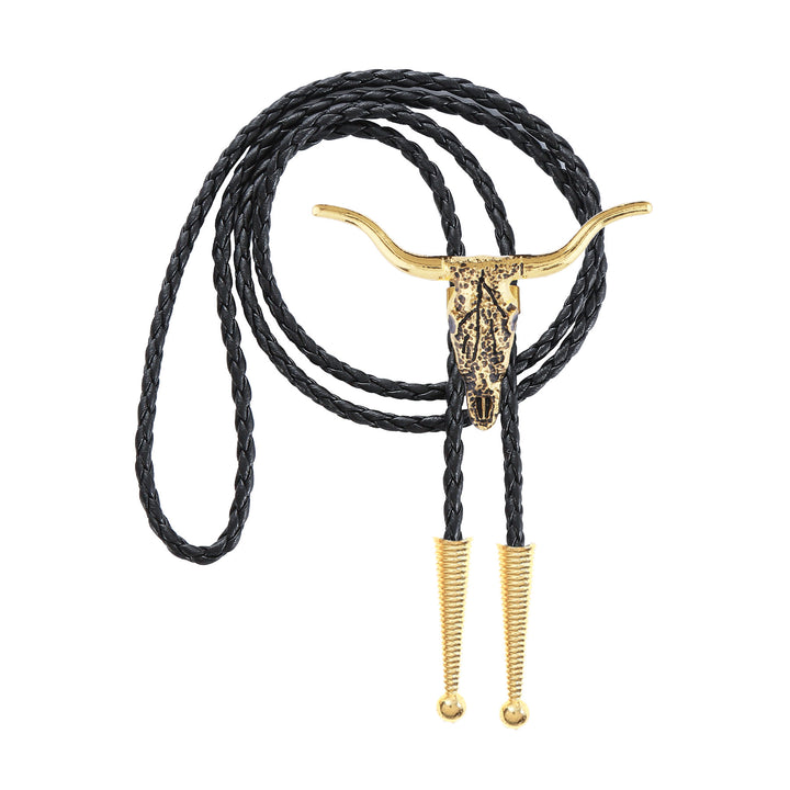 Cravate Bolo Crâne de Taureau Longhorn Rétro - image 10