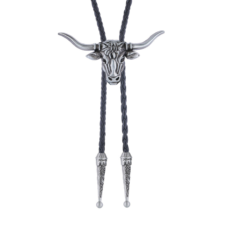 Cravate bolo Force et Santé Western Longhorn Bull Spirit - image 2