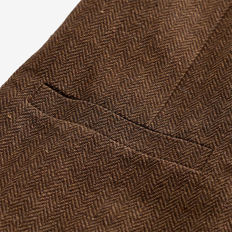 Gilet de costume croisé rétro britannique pour homme - image 6