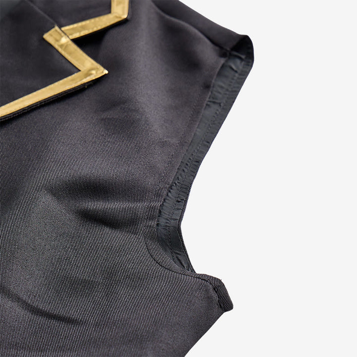 Gilet de costume de cour britannique pour homme, style victorien, avec garniture dorée - image 9