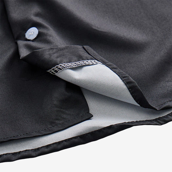 Chemise homme à imprimé drapeau américain et tête de taureau western - image 7